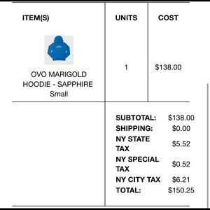 DRAKE OVO MARIGOLD HOODIE